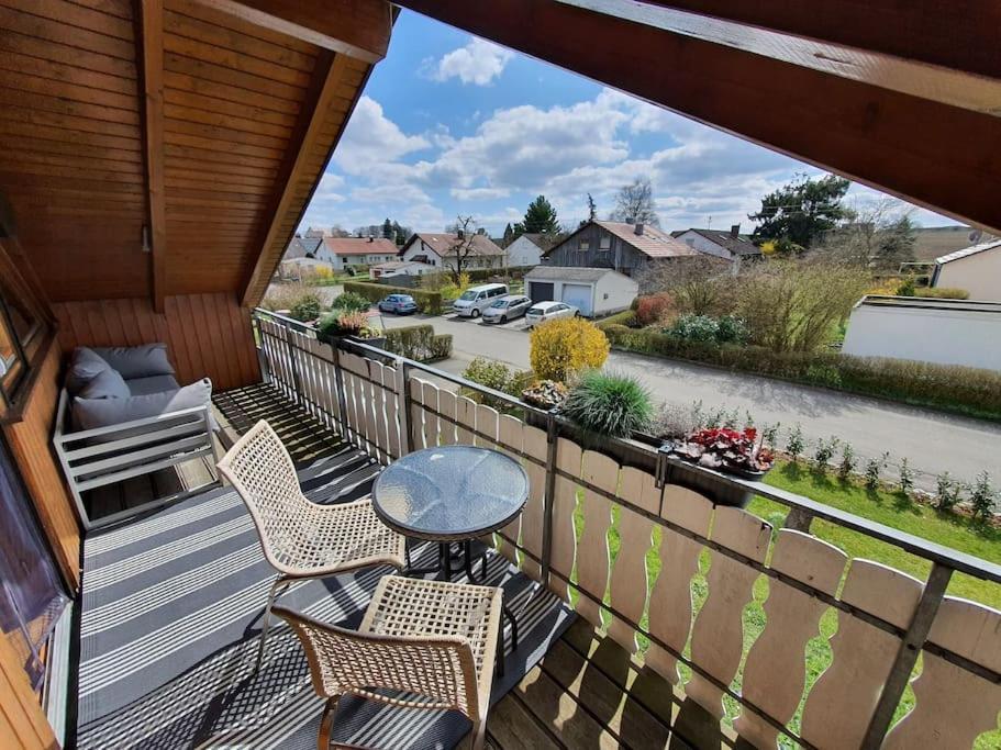 Gemuetliche Wohnung Bei Bad Waldsee Mit Balkon Exteriör bild